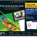 Prismacolor Technique, Art Supplies with Digital Art Lessons, Drawings Set, Level 1, How to Draw Animals with Colored Graphite Pencils, and More, Fox Drawing Lesson, 26 Count